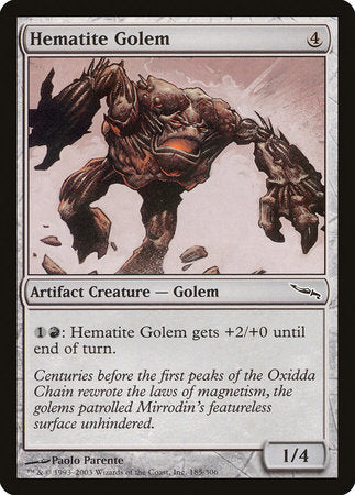 Hematite Golem [Mirrodin] | Event Horizon Hobbies CA