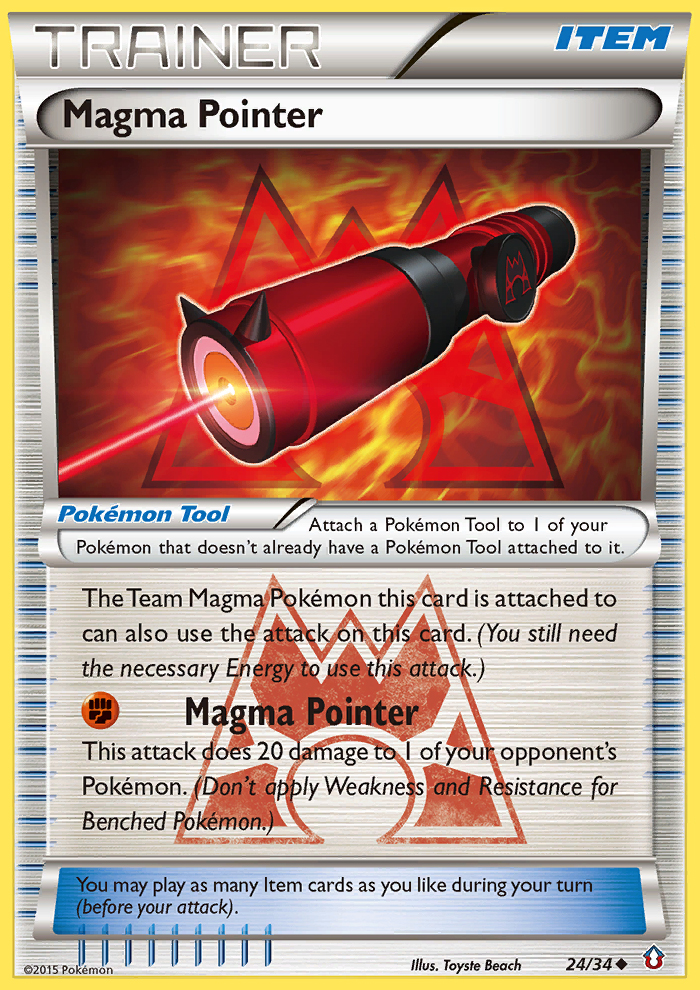 Magma Pointer (24/34) [XY: Double Crisis] | Event Horizon Hobbies CA