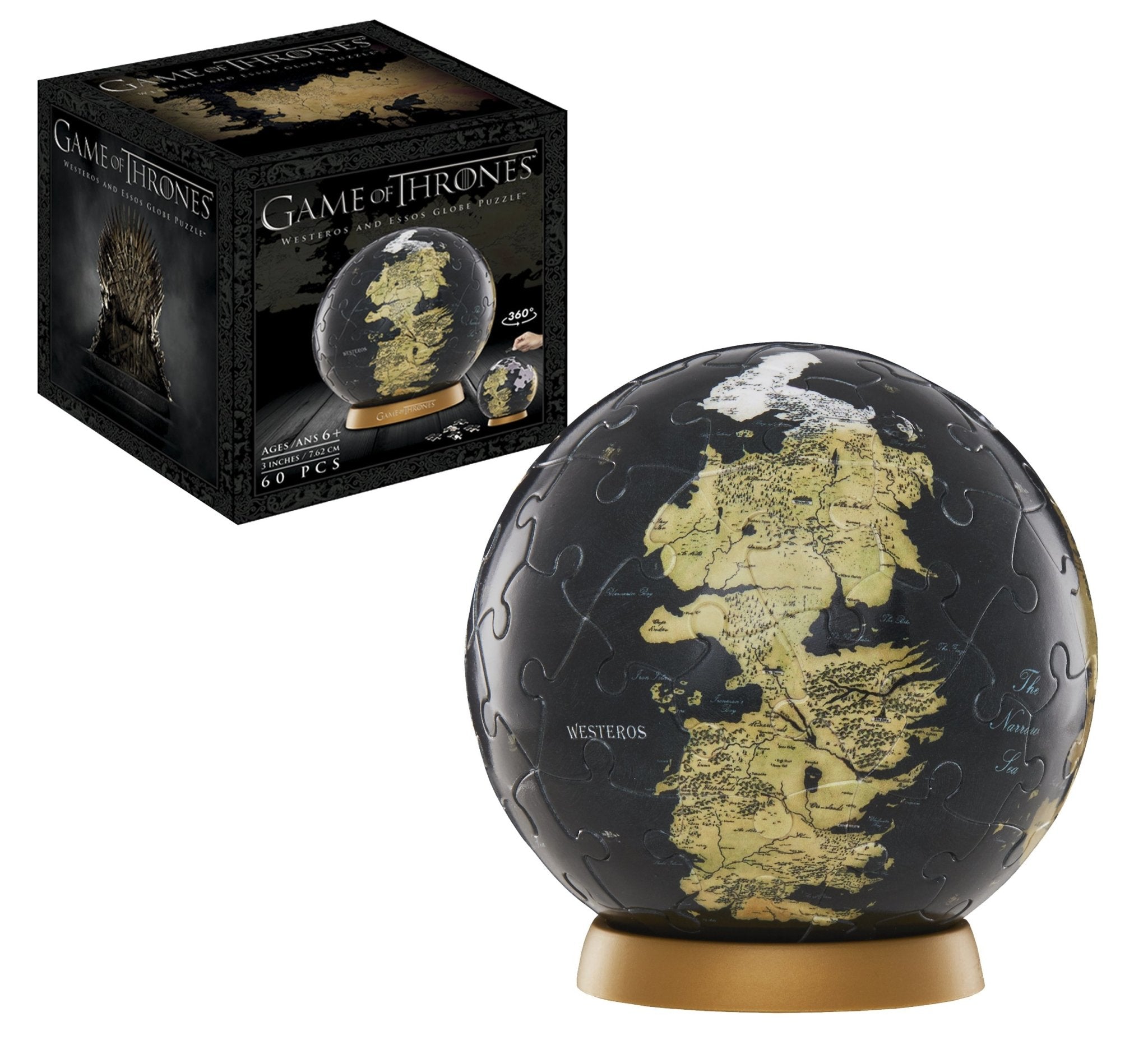 Puzzles - 3D Puzzle Game of Thrones: Globe 3" | Event Horizon Hobbies CA