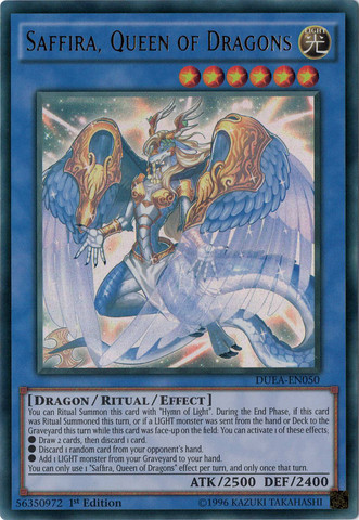 Saffira, Queen of Dragons [DUEA-EN050] Ultra Rare | Event Horizon Hobbies CA