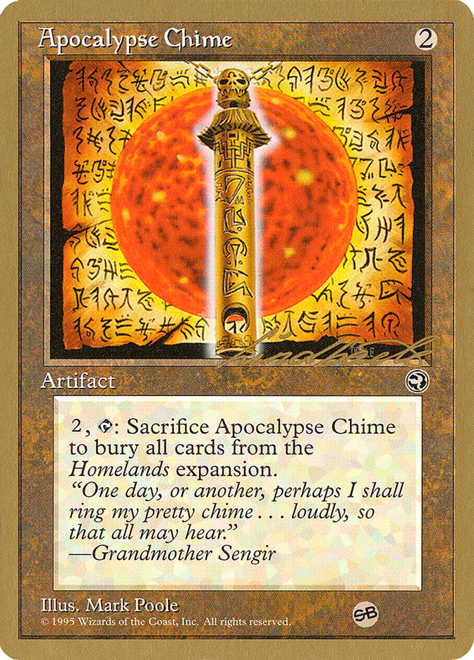 Apocalypse Chime (Leon Lindback) (SB) [Pro Tour Collector Set] | Event Horizon Hobbies CA