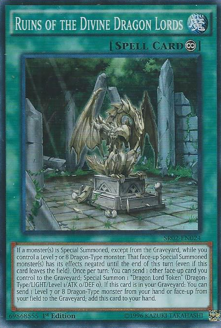 Ruins of the Divine Dragon Lords [SR02-EN024] Super Rare | Event Horizon Hobbies CA