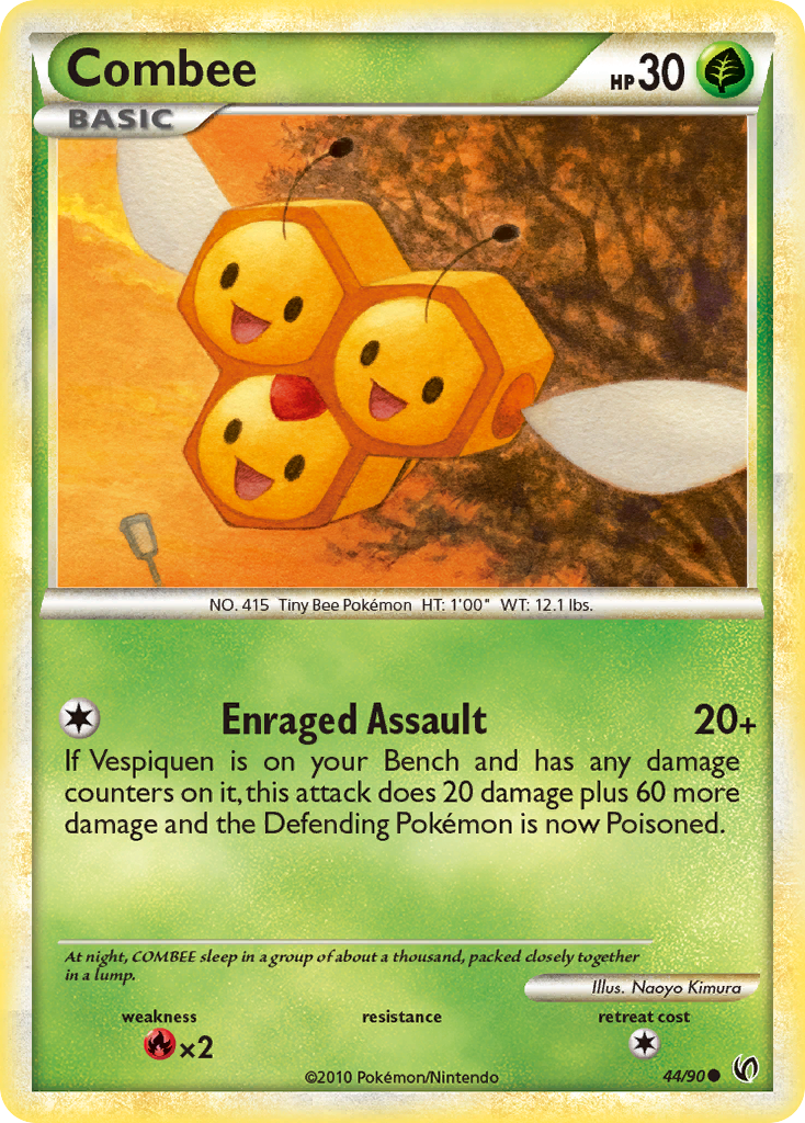 Combee (44/90) [HeartGold & SoulSilver: Undaunted] | Event Horizon Hobbies CA