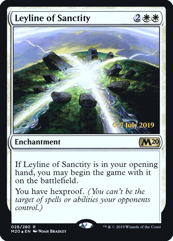 Leyline of Sanctity  [Core Set 2020 Prerelease Promos] | Event Horizon Hobbies CA