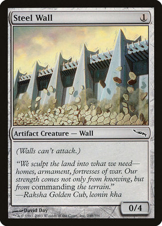 Steel Wall [Mirrodin] | Event Horizon Hobbies CA