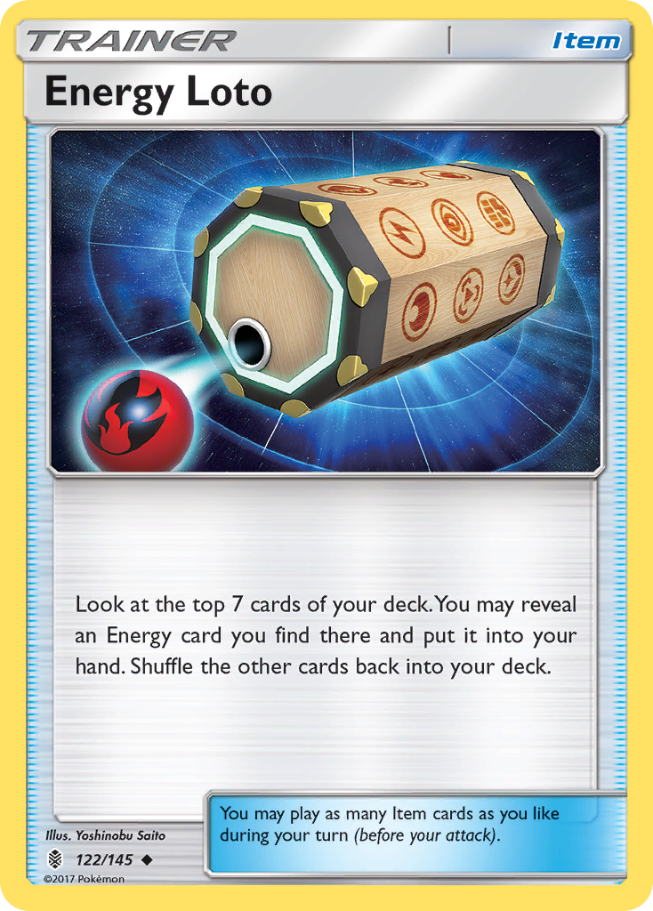 Energy Loto (122/145) [Sun & Moon: Guardians Rising] | Event Horizon Hobbies CA