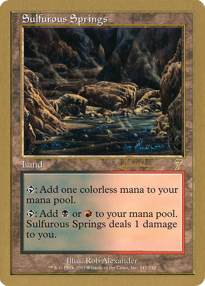 Sulfurous Springs (Antoine Ruel) [World Championship Decks 2001] | Event Horizon Hobbies CA