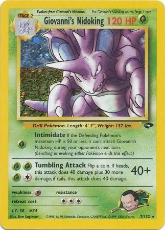 Giovanni's Nidoking (7/132) [Gym Challenge Unlimited] | Event Horizon Hobbies CA