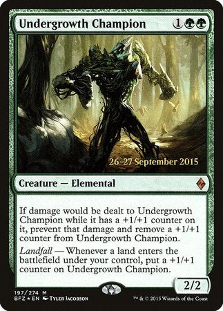 Undergrowth Champion [Battle for Zendikar Promos] | Event Horizon Hobbies CA