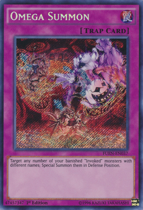 Omega Summon [FUEN-EN037] Secret Rare | Event Horizon Hobbies CA