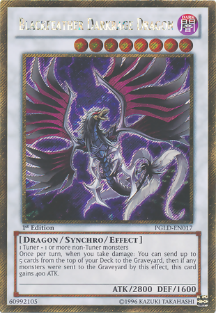 Blackfeather Darkrage Dragon [PGLD-EN017] Gold Secret Rare | Event Horizon Hobbies CA