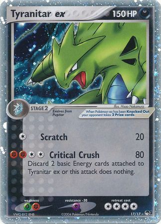 Tyranitar ex (17/17) (Holo) [POP Series 1] | Event Horizon Hobbies CA