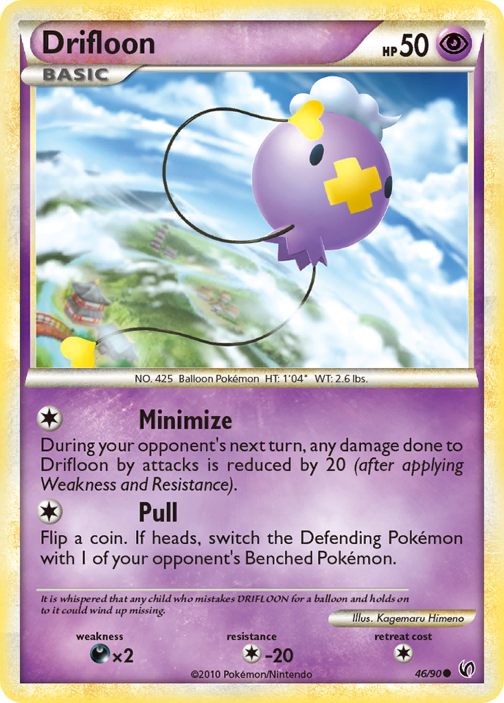 Drifloon (46/90) [HeartGold & SoulSilver: Undaunted] | Event Horizon Hobbies CA