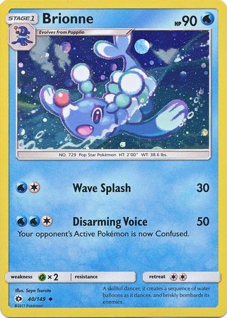 Brionne (40/149) (Cosmos Holo) [Sun & Moon: Base Set] | Event Horizon Hobbies CA