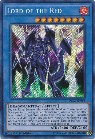 Lord of the Red [DRL2-EN016] Secret Rare | Event Horizon Hobbies CA