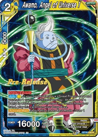 Awamo, Angel of Universe 1 (BT16-132) [Realm of the Gods Prerelease Promos] | Event Horizon Hobbies CA