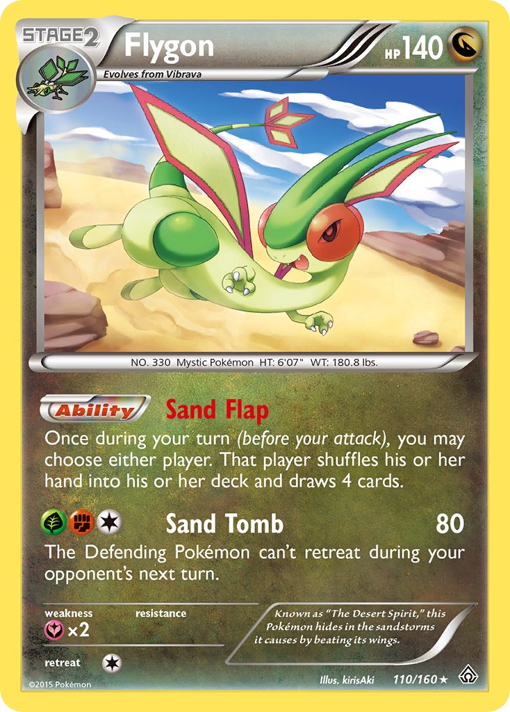 Flygon (110/160) (Cosmos Holo) (Blister Exclusive) [XY: Primal Clash] | Event Horizon Hobbies CA