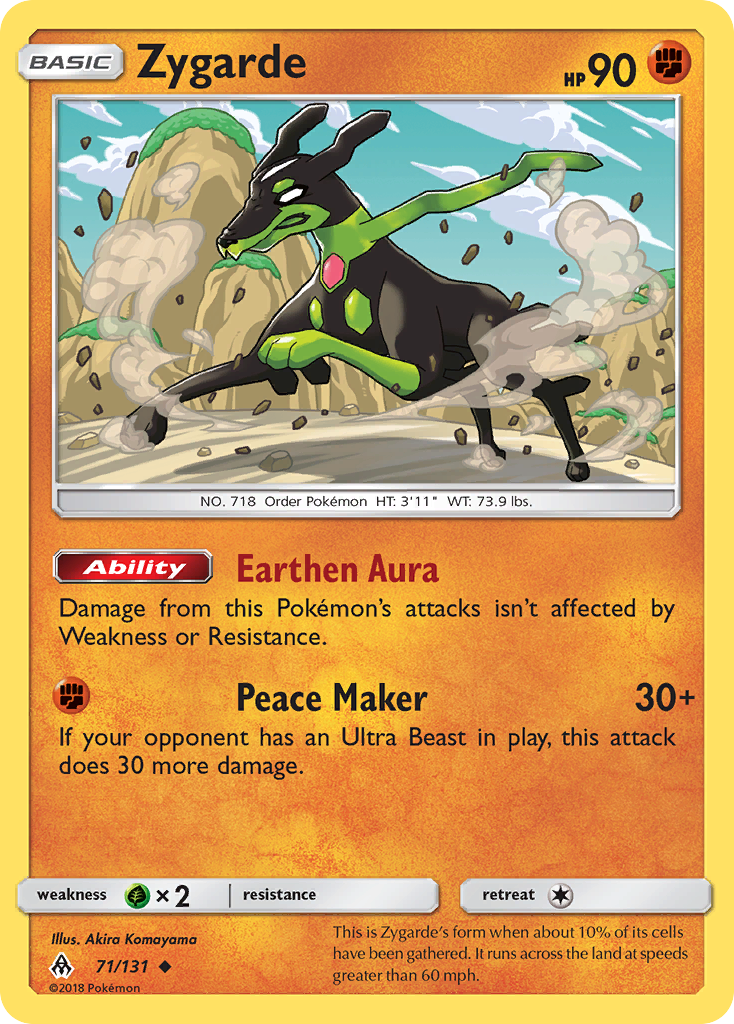 Zygarde (71/131) [Sun & Moon: Forbidden Light] | Event Horizon Hobbies CA