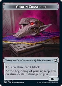 Goblin Construct // Kor Warrior Double-sided Token [Zendikar Rising Tokens] | Event Horizon Hobbies CA