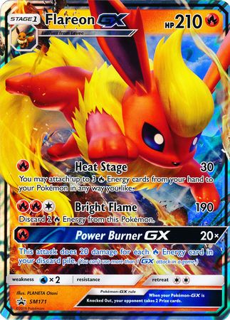 Flareon GX (SM171) (Jumbo Card) [Sun & Moon: Black Star Promos] | Event Horizon Hobbies CA