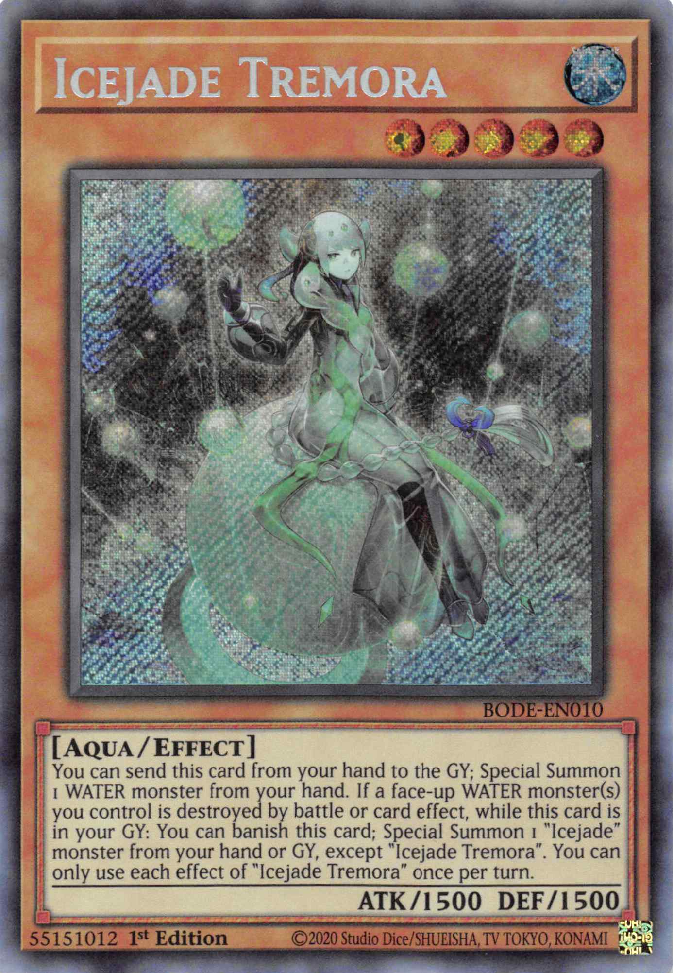 Icejade Tremora [BODE-EN010] Secret Rare | Event Horizon Hobbies CA