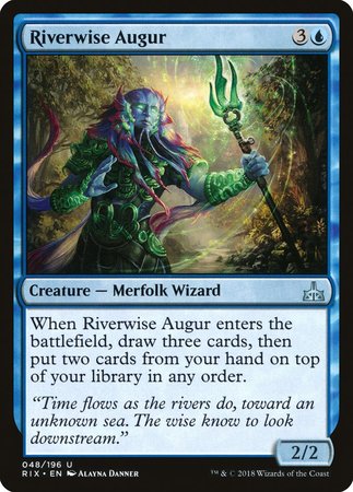 Riverwise Augur [Rivals of Ixalan] | Event Horizon Hobbies CA