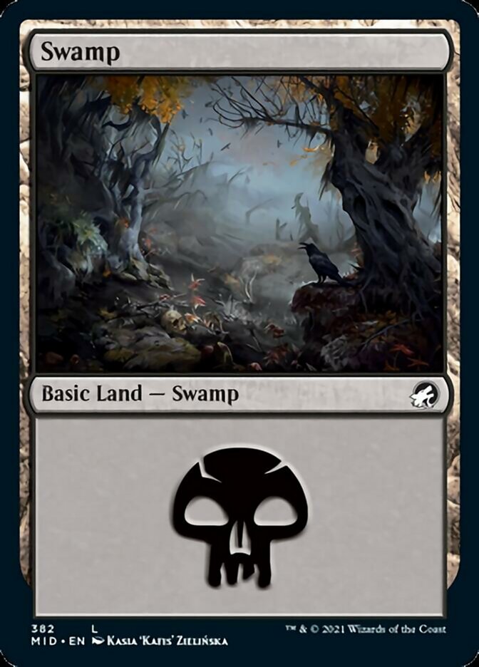 Swamp (382) [Innistrad: Midnight Hunt] | Event Horizon Hobbies CA