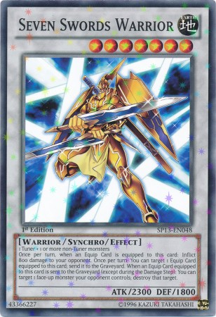 Seven Swords Warrior [SP13-EN048] Starfoil Rare | Event Horizon Hobbies CA