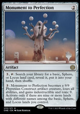 Monument to Perfection (Promo Pack) [Phyrexia: All Will Be One Promos] | Event Horizon Hobbies CA