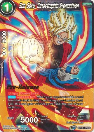 Son Goku, Catastrophic Premonition (BT12-127) [Vicious Rejuvenation Prerelease Promos] | Event Horizon Hobbies CA