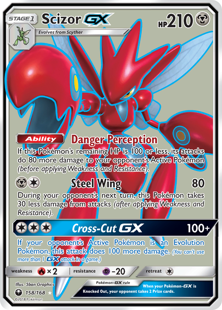 Scizor GX (158/168) [Sun & Moon: Celestial Storm] | Event Horizon Hobbies CA