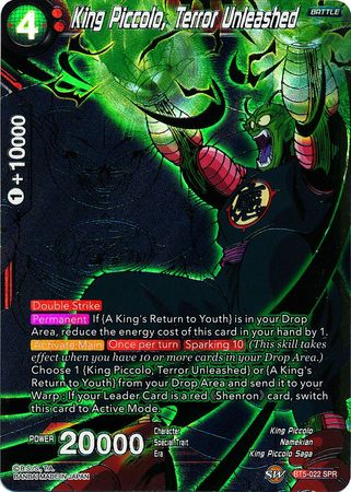 King Piccolo, Terror Unleashed (SPR) (BT5-022) [Miraculous Revival] | Event Horizon Hobbies CA