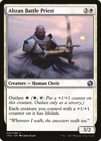 Abzan Battle Priest [Iconic Masters] | Event Horizon Hobbies CA