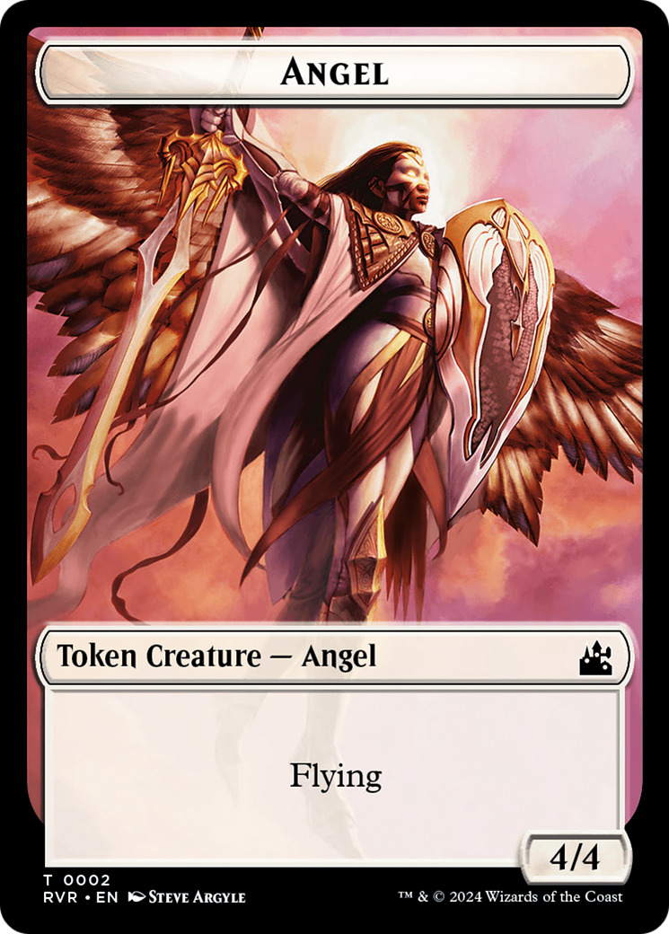 Angel Token (0002) [Ravnica Remastered Tokens] | Event Horizon Hobbies CA