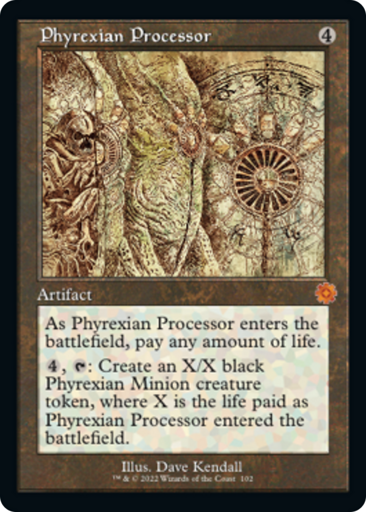 Phyrexian Processor (Retro Schematic) [The Brothers' War Retro Artifacts] | Event Horizon Hobbies CA