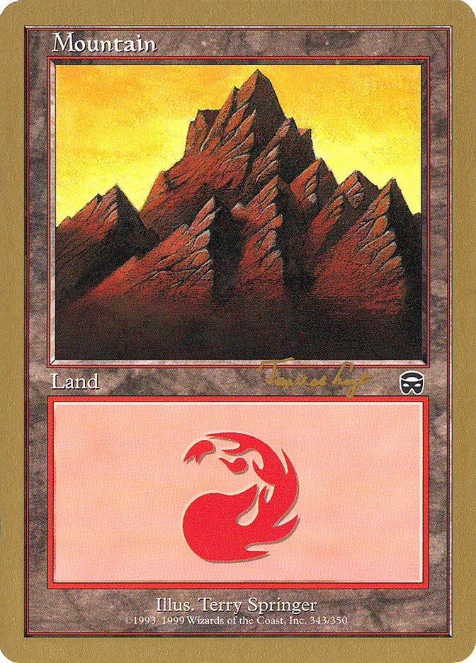 Mountain (343) (Tom van de Logt) [World Championship Decks 2001] | Event Horizon Hobbies CA