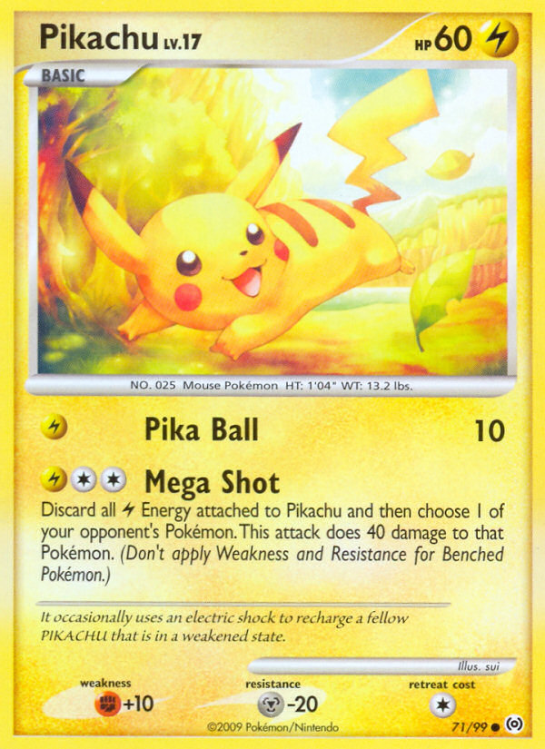 Pikachu (71/99) [Platinum: Arceus] | Event Horizon Hobbies CA