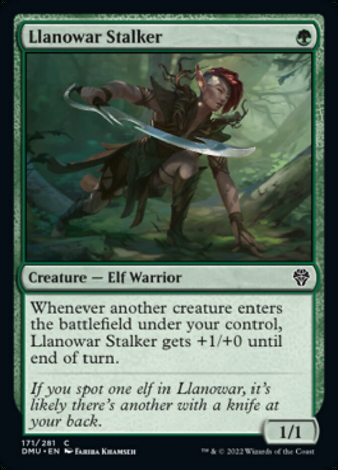 Llanowar Stalker [Dominaria United] | Event Horizon Hobbies CA