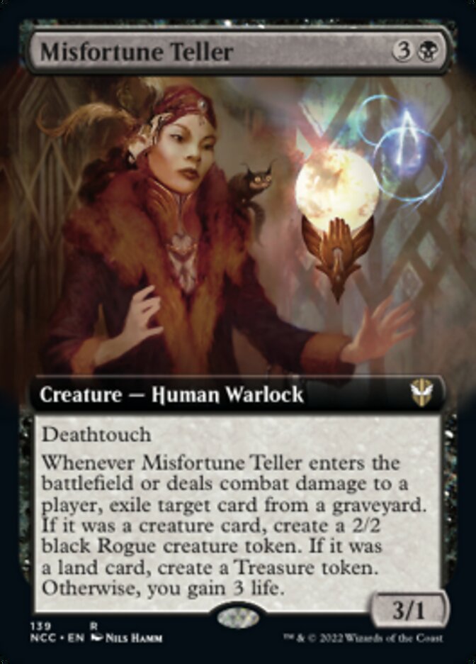 Misfortune Teller (Extended Art) [Streets of New Capenna Commander] | Event Horizon Hobbies CA