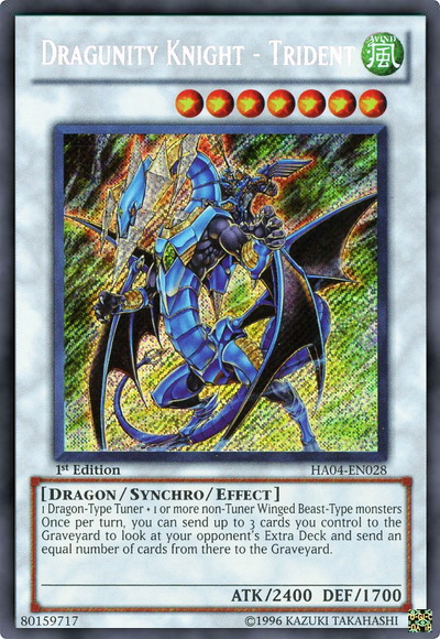 Dragunity Knight - Trident [HA04-EN028] Secret Rare | Event Horizon Hobbies CA