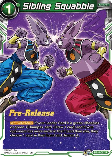 Sibling Squabble (BT16-067) [Realm of the Gods Prerelease Promos] | Event Horizon Hobbies CA