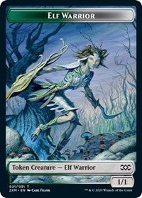 Elf Warrior // Germ Double-sided Token [Double Masters Tokens] | Event Horizon Hobbies CA