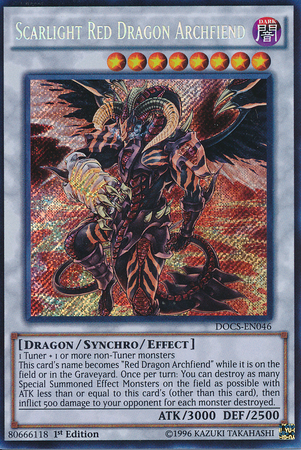 Scarlight Red Dragon Archfiend [DOCS-EN046] Secret Rare | Event Horizon Hobbies CA