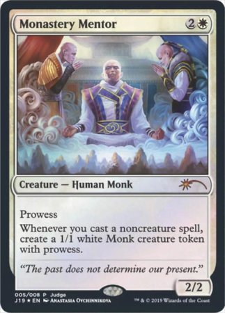 Monastery Mentor [Judge Gift Cards 2019] | Event Horizon Hobbies CA