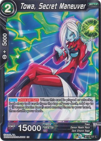 Towa, Secret Maneuver (BT10-137) [Rise of the Unison Warrior]