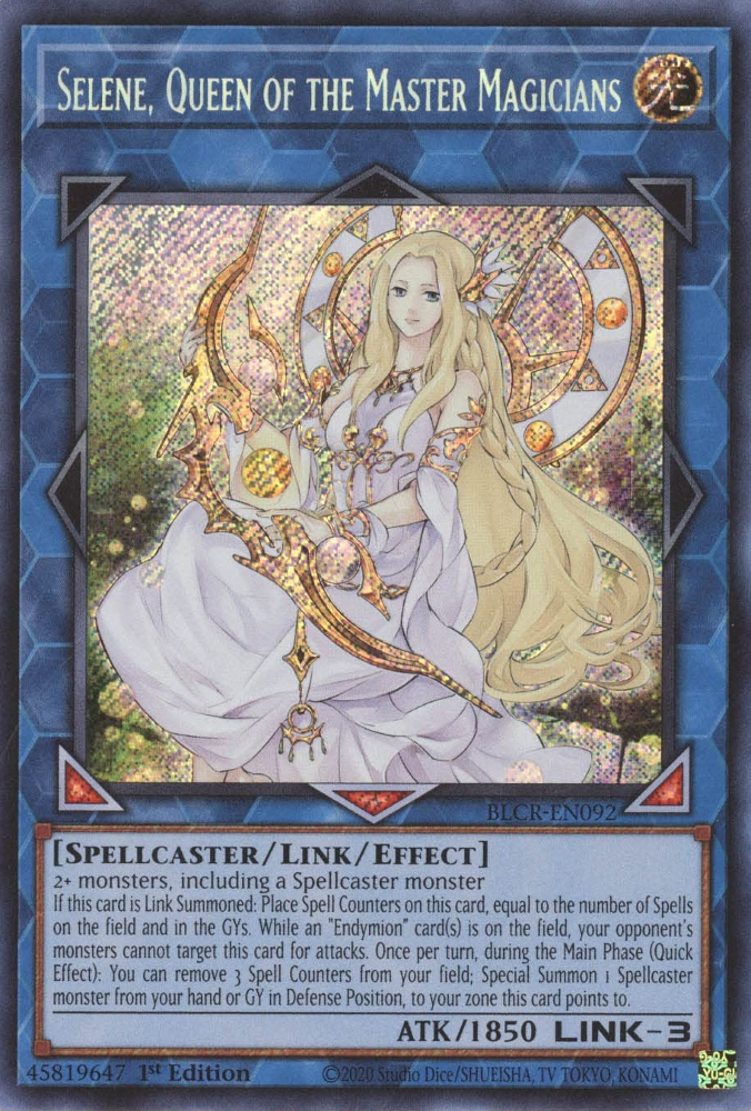 Selene, Queen of the Master Magicians [BLCR-EN092] Secret Rare | Event Horizon Hobbies CA