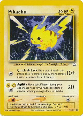 Pikachu (70/111) [Neo Genesis Unlimited] | Event Horizon Hobbies CA