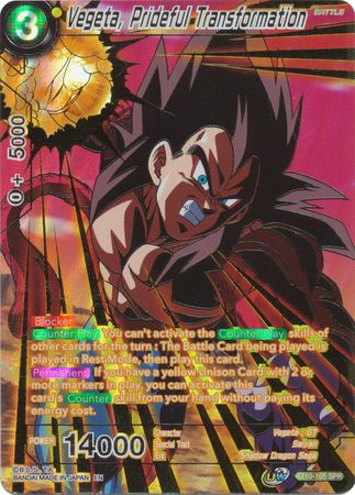 Vegeta, Prideful Transformation (SPR) (BT10-105) [Rise of the Unison Warrior] | Event Horizon Hobbies CA