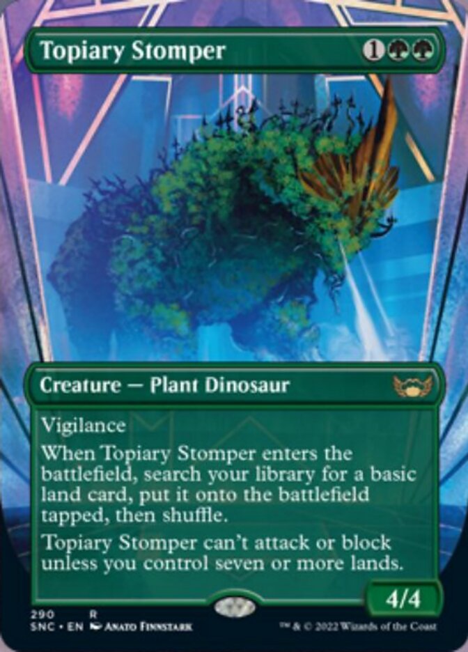 Topiary Stomper (Borderless Alternate Art) [Streets of New Capenna] | Event Horizon Hobbies CA