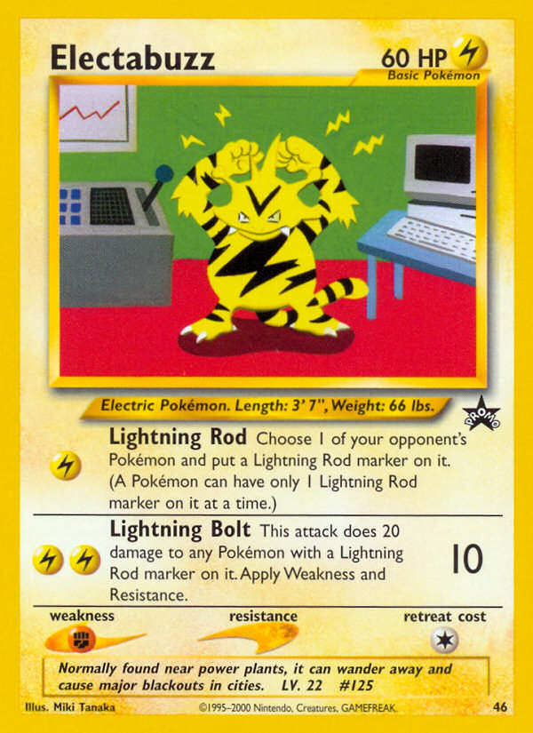 Electabuzz (46) [Wizards of the Coast: Black Star Promos] | Event Horizon Hobbies CA